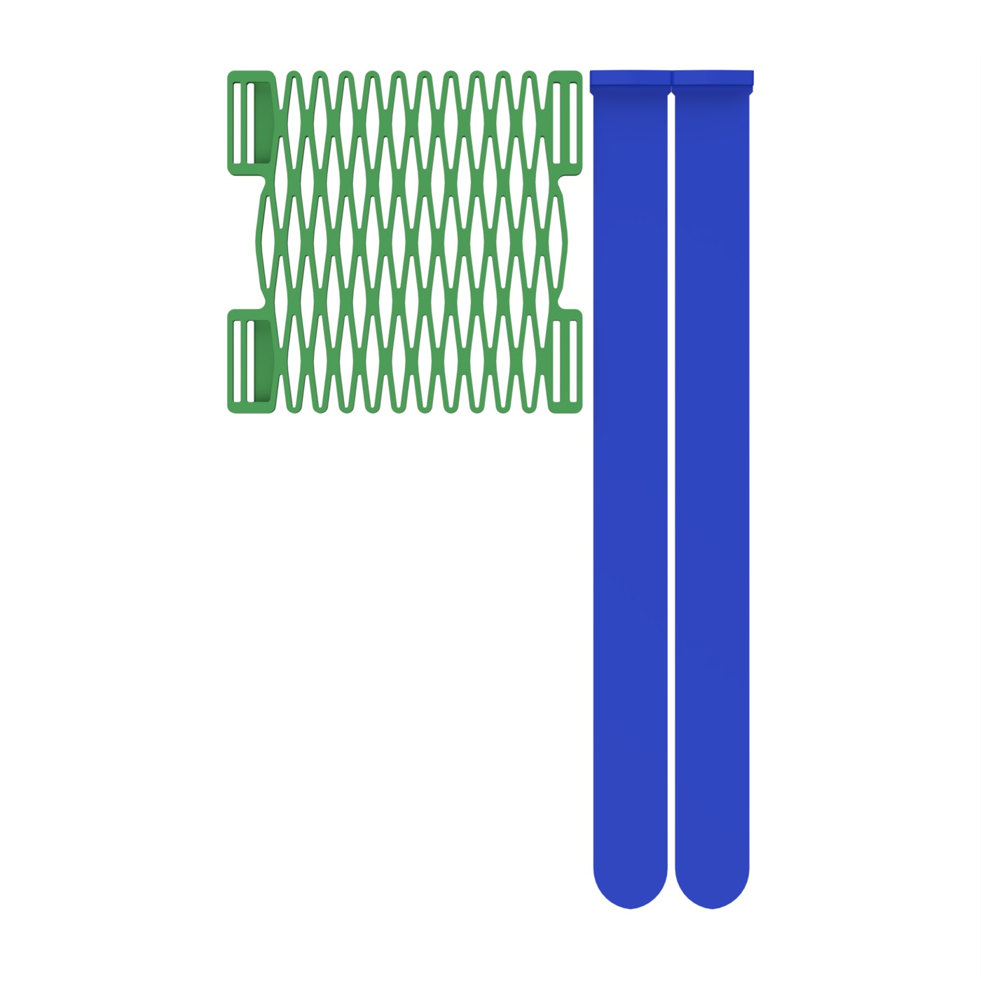 EMS lattice panel, top view